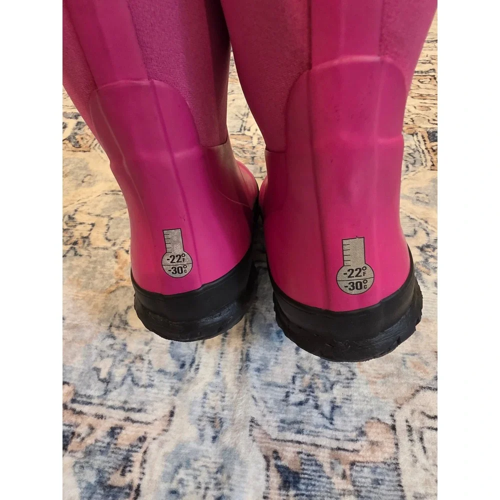 Bogs Stomper Neoprene Toddler‎ Size 12 Pink Pull On Winter Snow Boots